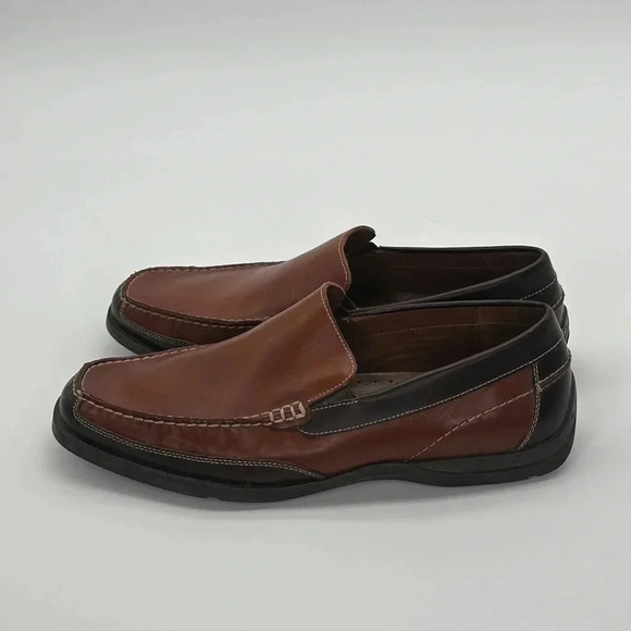 Men’s Johnston & Murphy Sheepskin Memory Foam Loafers Size 11 - Picture 4 of 8